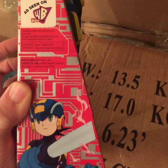 Megaman NT Warrior Action Figure Battle Chip